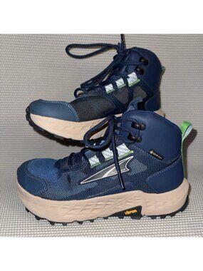 Altra Timp GTX GoreTex Blue Waterproof Mid Hiking Shoes Boots Women's Size 6